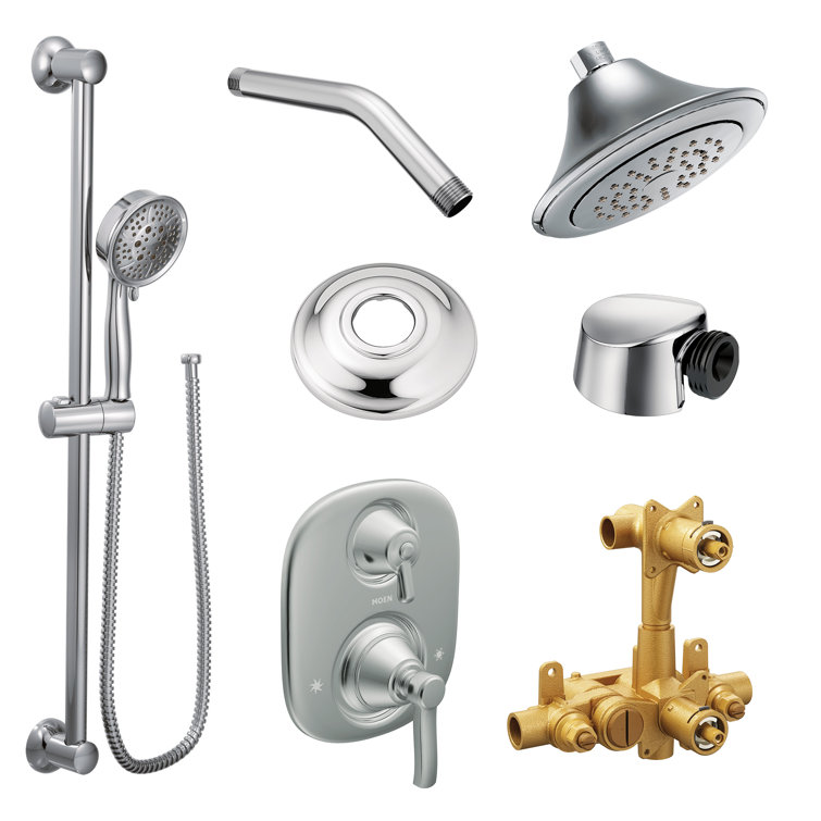 Moen Rothbury Volume Control Complete Shower System with Roughin Valve